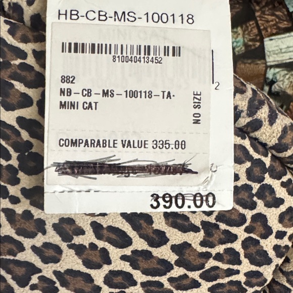 Clare. V Midi Sac Leopard Print Leather Crossbody Bag - Picture 9 of 17